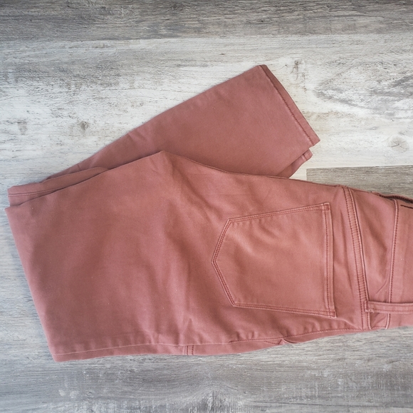 NWT | Abercrombie & Fitch |  Ultra High Rise Super Skinny Ankle Jeans Terracota - Picture 4 of 10